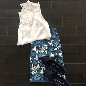 Ann Taylor LOFT Floral Skirt